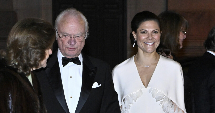 Kungen firar i år 50 år på tronen. Kungen och kronprinsessan Victoria