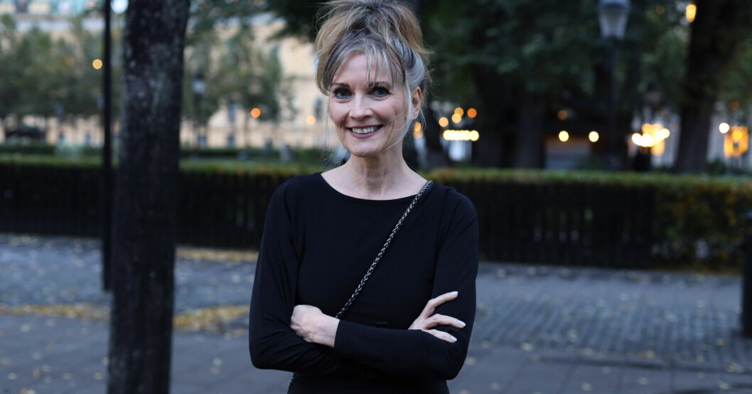 Anne-Lie upptäckte själv knölen i bröstet.