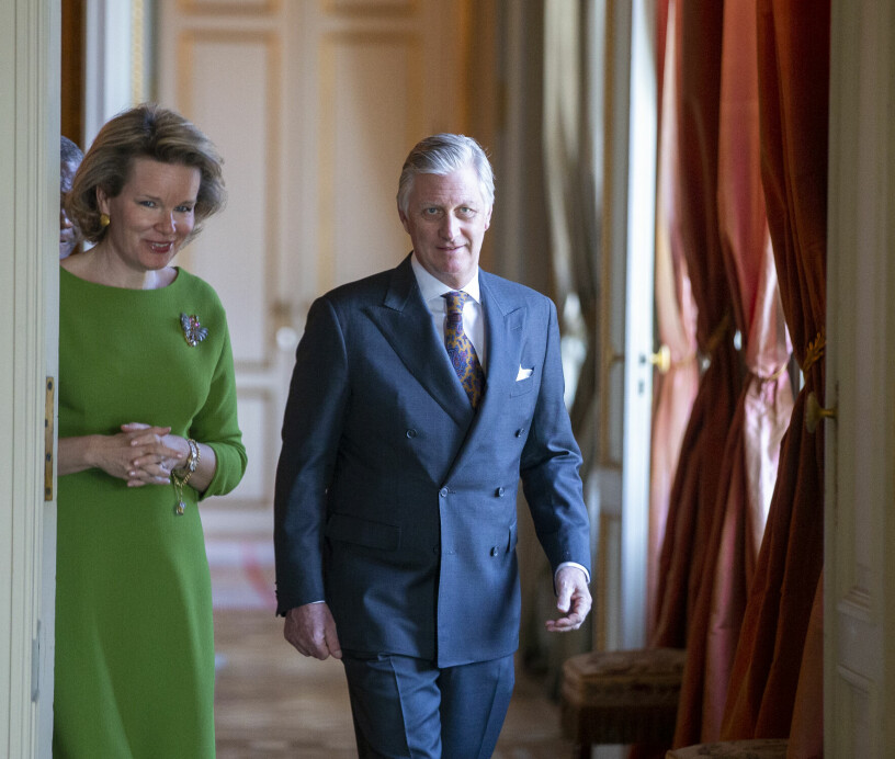 Nu agerar Belgiens kungapar. Kung Philippe och drottning Mathilde