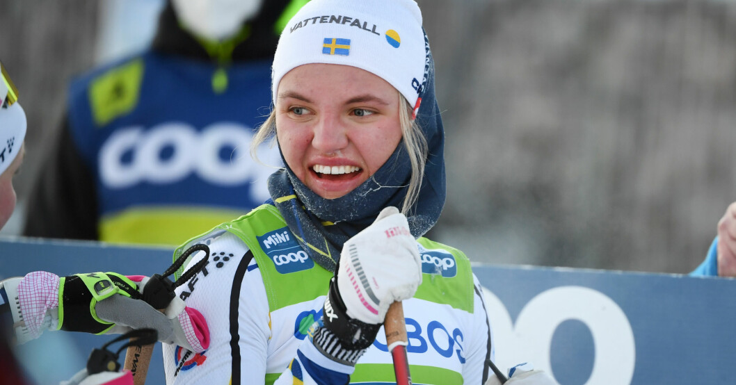 Skidstjärnan Linn Svahn är inte släkt med Gunde Svan. Linn Svahn