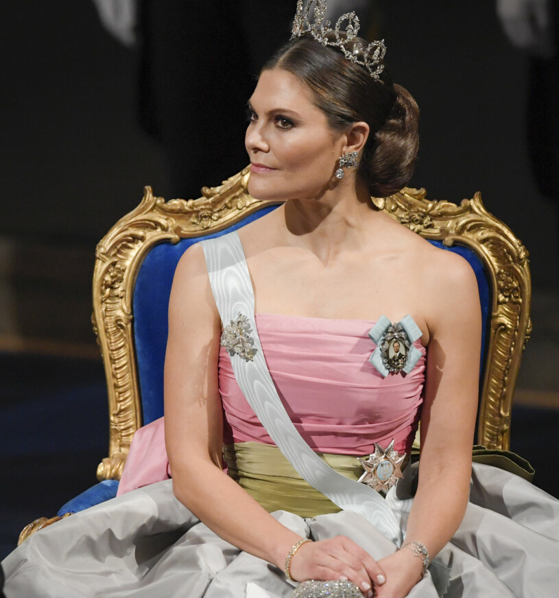 Kronprinsessan Victoria på Nobel 2019