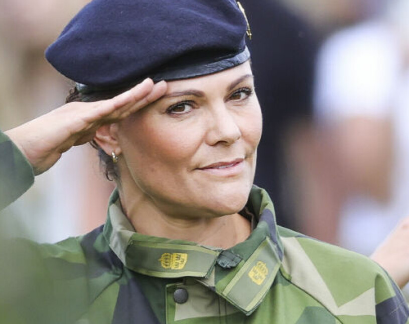 En del av Victorias förberedelser som Sveriges framtida statschef. Kronprinsessan Victoria på Garnisonens Dag 2022 på Älvsborgs amfibieregemente i Göteborg