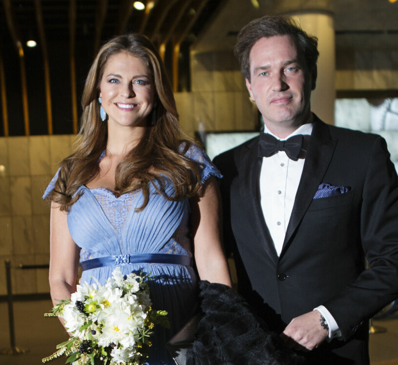 Prinsessan Madeleine och Chris O’Neill på galamiddag i New York 2013 för Swedish American Chamber of Commerce
