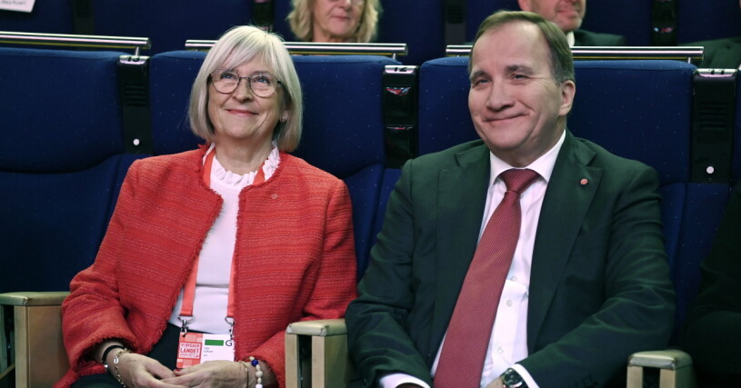 Ulla och Stefan Löfven – alltid vid varandras sida.