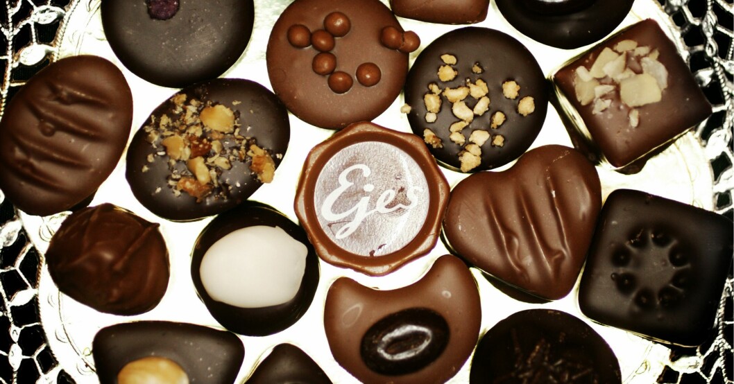 Chokladpraliner från Ejes.