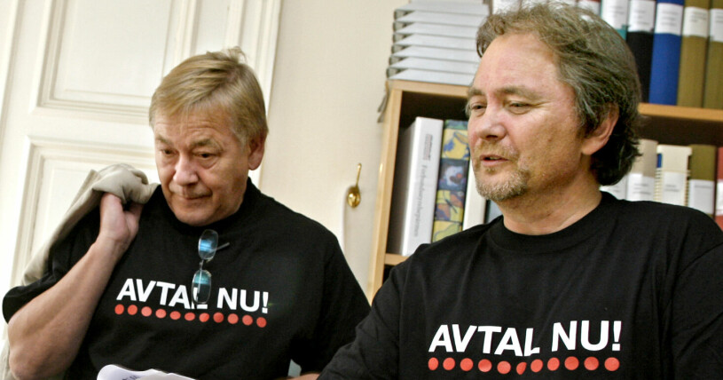 Stephen Lindholm (höger) var tidigare ordförande i journalistförbundets yttrandefrihetsgrupp. Journalisten Stephen Lindholm