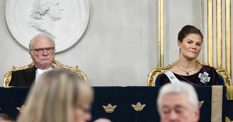 Kung Carl XVI Gustaf och kronprinsessan Victoria 2022