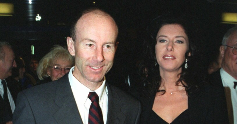 Ingemar Stenmark och Anna-Karin Linde på Idrottsgalan 2000, samma år som de gick skilda vägar. Ingemar Stenmark och Anna-Karin Linde