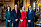 Kronprinsessan Mette-Marit och kronprins Haakon på Windsor Castle med prinsen av Wales prins, William, och prinsessan av Wales, Kate.