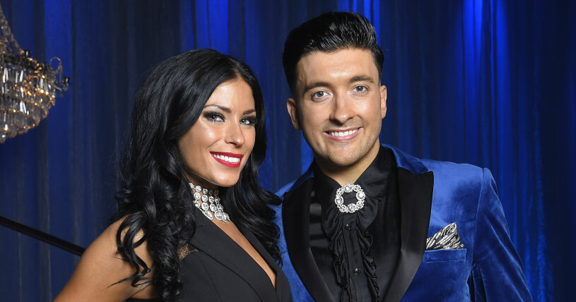 Många tror att Jasmine Takács och Aaron Brown är ihop, men så är inte fallet. Jasmine Takács och Aaron Brown i Let's Dance, 2019