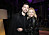 Sigrid Bernson tillsammans med sin sambo Robin Bengtsson under Melodifestivalen 2022
