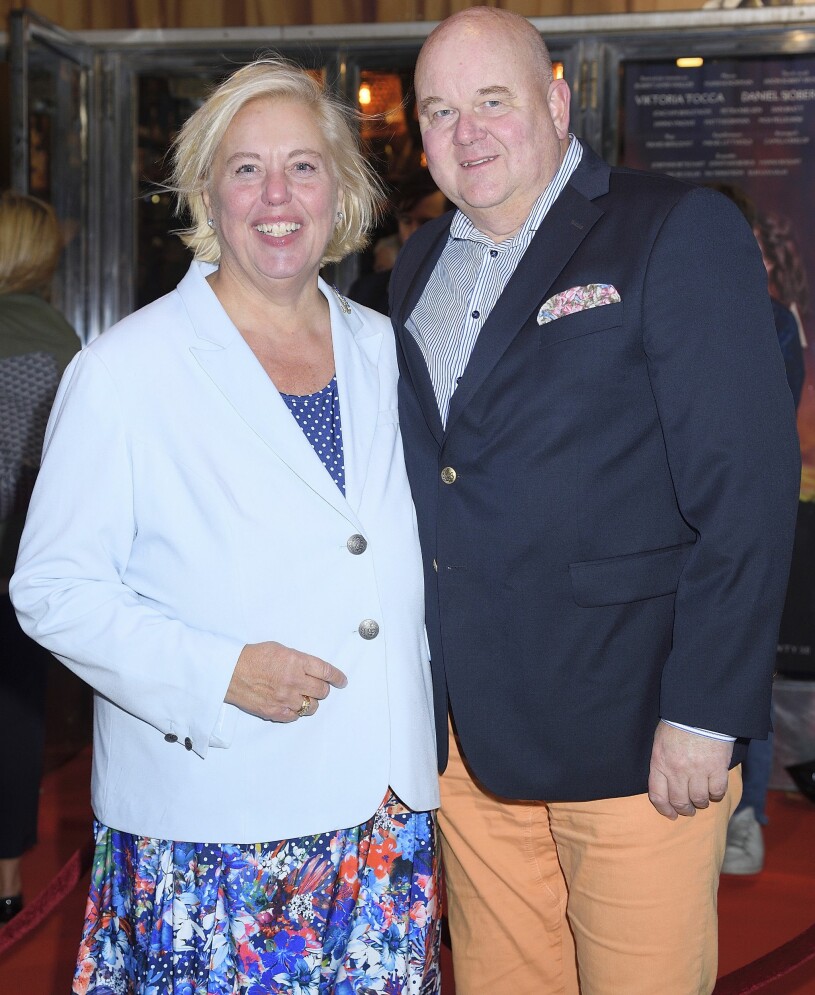 Suzanne Axell och sambon Jörgen. Suzanne Axell och sambon Jörgen