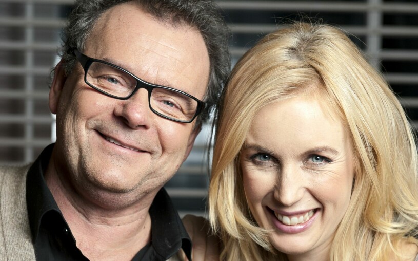 Steffo Törnquist lyser med sin frånvaro i Nyhetsmorgon. Steffo Törnquist och kollegan Jenny Strömstedt