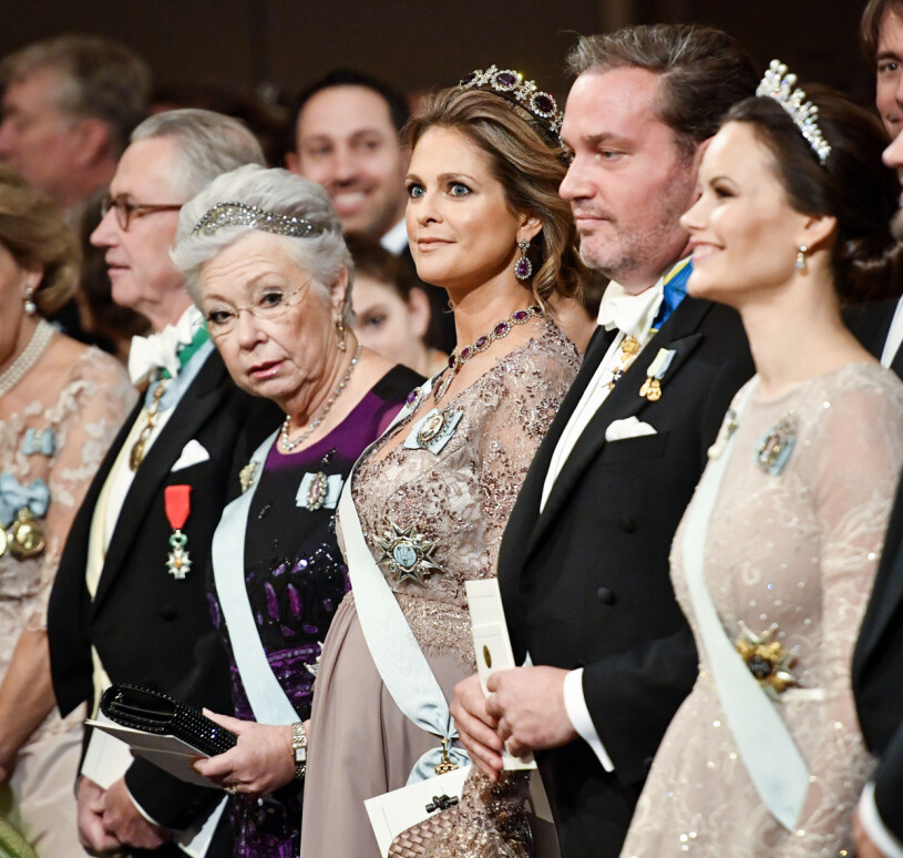 Madeleine var gravid med prinsessan Adrienne och syntes knappt till under Nobel 2017. Men de få bilderna som togs visade att hon återigen kammat hem en rejäl fullträff! Prinsessan Madeleine, Nobel 2017