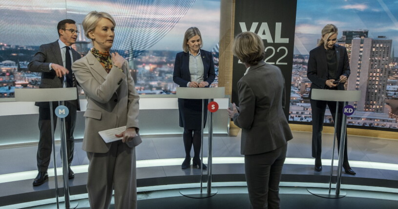 Det kommer vara fullt fokus på valet i TV4 under valdagen och kvällen! Valet 2022 TV4