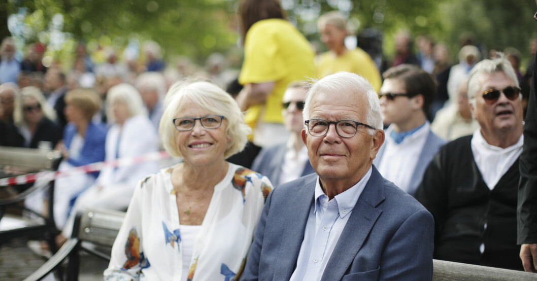 Alf Svensson och hans fru Sonja har varit ett par i över 50 år.
