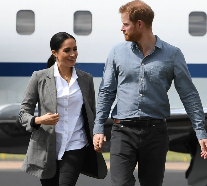 Meghan och Harry, paret som tog privatjeten till klimatmötet. År 2019. Meghan Markle Prins Harry