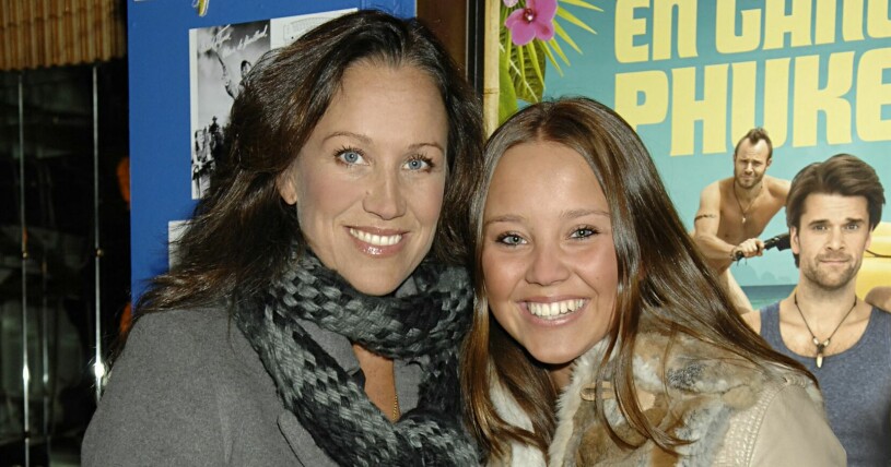 Renée Nyberg och dottern Emma, 2012. Renée Nyberg och dotter Emma Zachrisson