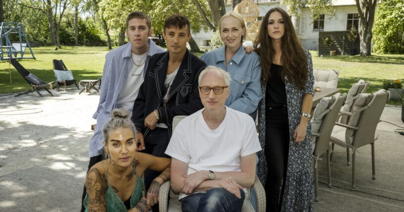 Thomas Stenström tillsammans med Daniel Adams-Ray, Moonica Mac, Meilssa Horn, Maxida Märek och Andreas Mattsson. Thomas Stenström, Daniel Adams-Ray, Moonica Mac, Meilssa Horn, Maxida Märek och Andreas Mattsson