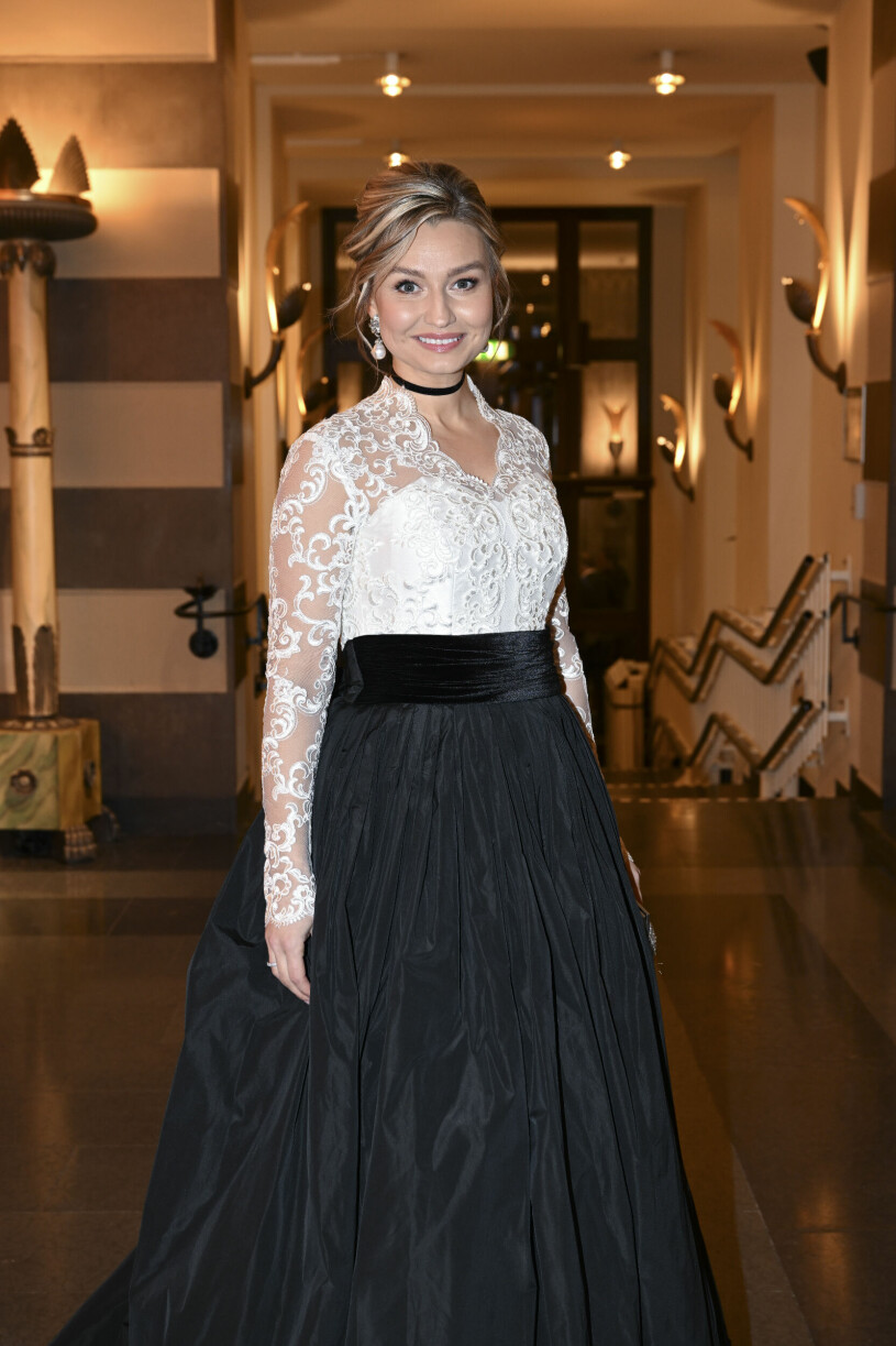 Energi- och näringsminister Ebba Busch. Ebba Busch vid Nobelprisutdelningen i Konserthuset i Stockholm på lördagen 2022