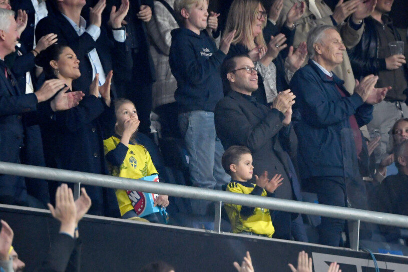 Kungligheterna var på plats vid VM-kvalet i Friends Arena oktober 2021.