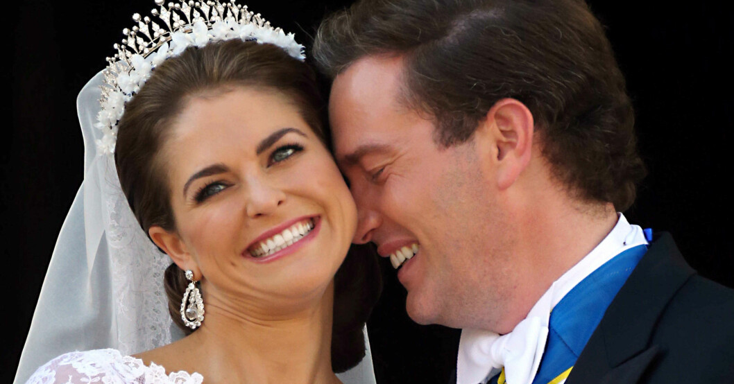 Ett lyckligare brudpar får man leta efter! Prinsessan Madeleines och Chris O'Neills bröllopsdag