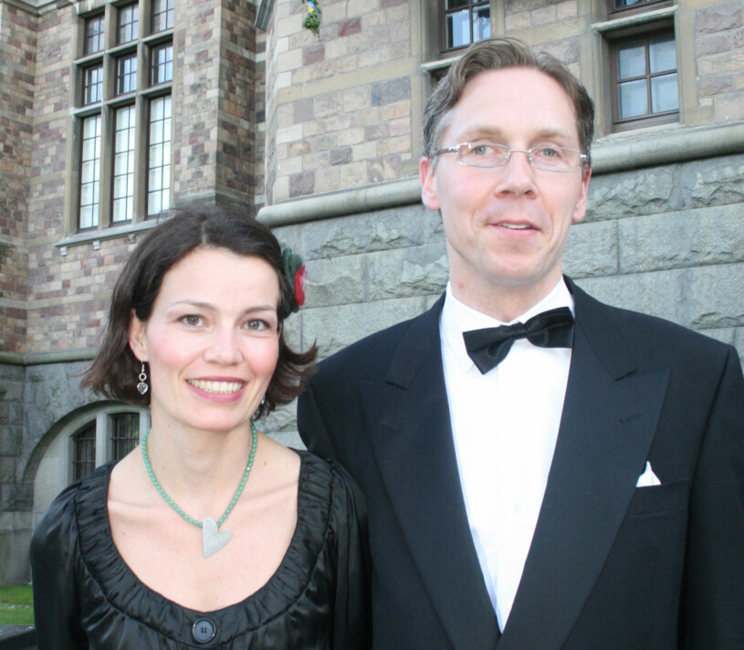Lena och Andreas Rydén på Nordiska museets 100-årsfest.