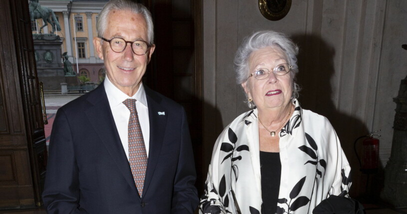Tord Maguson och frun prinsessan Christina på lördagens gala. Tord Magnuson och prinsessan Christina