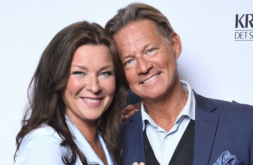 Mikael ”Soldoktorn” Sandström och Lotta Engberg. Lotta Engberg och Soldoktorn