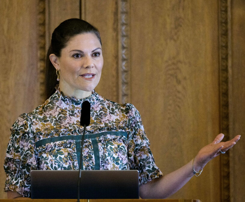 Victorias tal i dag. Kronprinsessan Victoria vid Landstormsfondens 100-årsjubileum