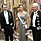 Prins Daniel, kronprinsessan Victoria och kungen på kungamiddag på slottet 2022