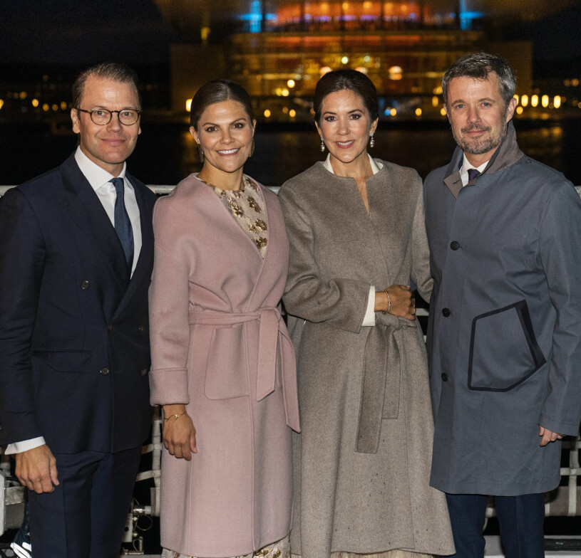 Victoria och Daniel. Kontra Mary och Frederik. Prins Daniel Kronprinsessan Victoria Kronprinsessan Mary Kronprins Frederik