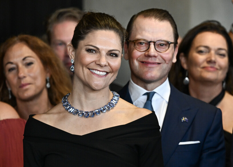 Powerparet Victoria och Daniel. Kronprinsessan Victoria och prins Daniel på ambassadör Pontus Melanders mottagning för svenskkolonin i Sydney