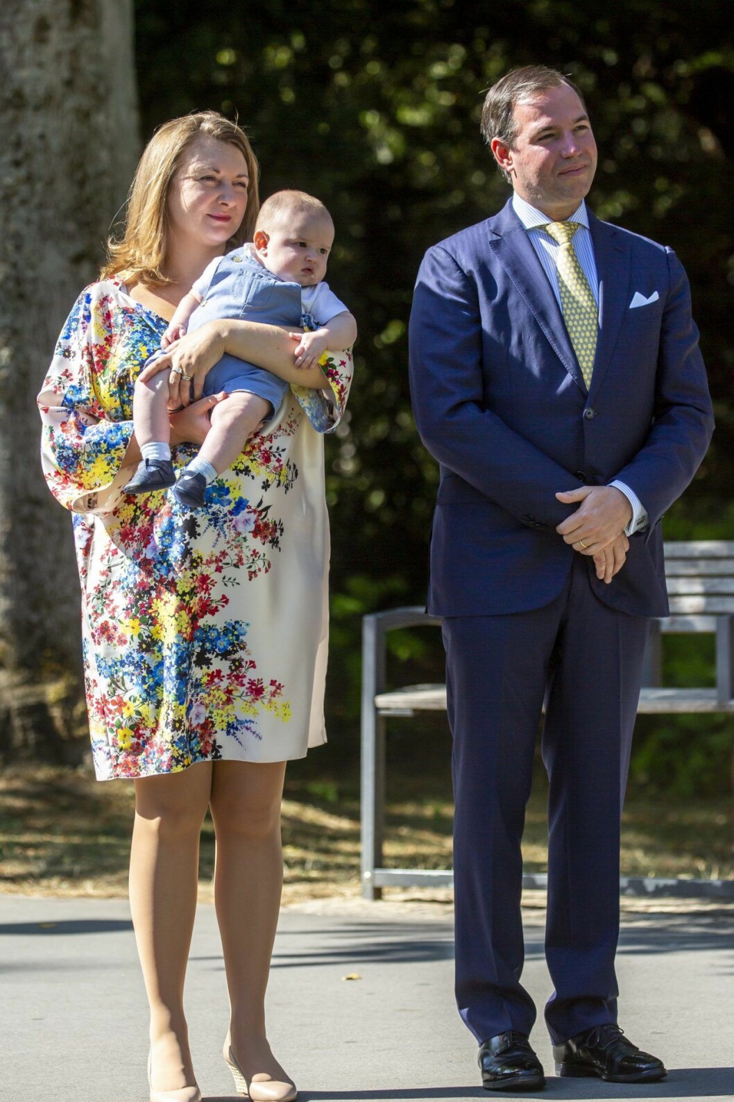 Prinsessan Stephanie i klänning från Paule Ka. Prinsessan Stephanie
