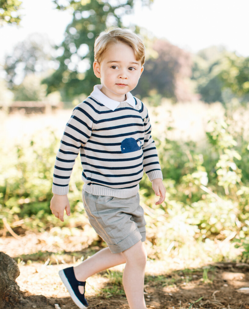 Originalbilden på prins George. Prins George