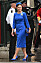 Kronprinsessan Victoria i en blå klänning från Pär Engsheden – hon bar den vid kröningen i London