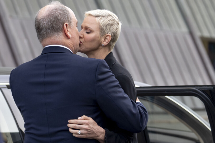 Furst Albert och furstinnan Charlene. Furst Albert och furstinnan Charlene