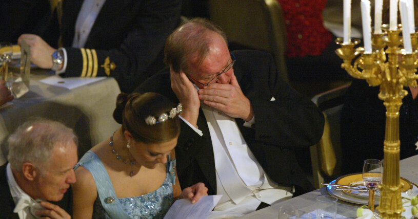 Kronprinsessan Victoria och Göran Persson