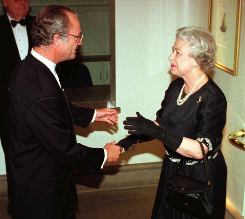Vår kung och Elizabeth var goda vänner.
