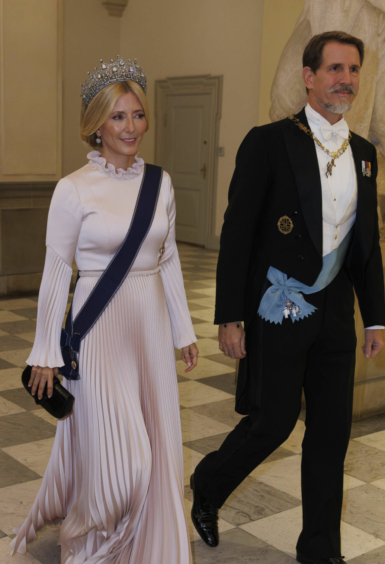 Kronprinsessan Marie-Chantal med sin man kronprins Pavlos