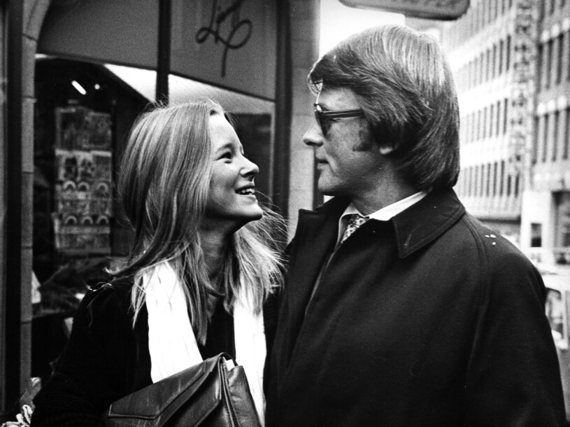 Ann Zacharias och Sven-Bertil Taube 1975