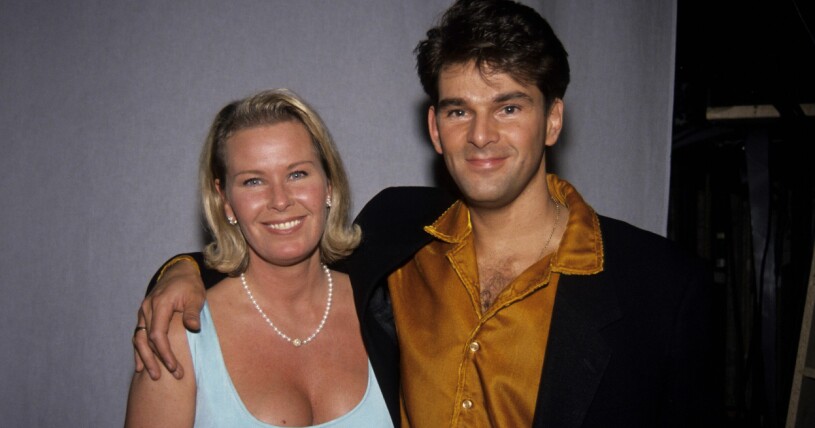 Efva Attling och Niklas Strömstedt 1992. Efva Dahlgren och Niklas Strömstedt