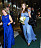Prinsessan Madeleine i blå aftonklänning på galamiddag i New York 2013 för Swedish American Chamber of Commerce