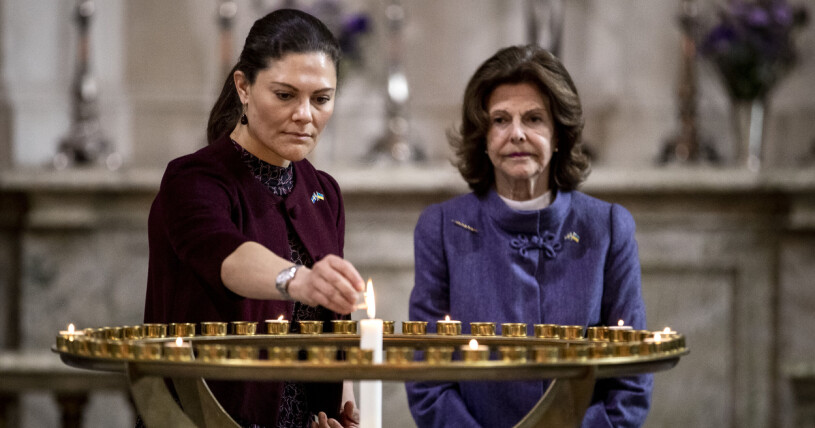 Kronprinsessan Victoria och drottning Silvia