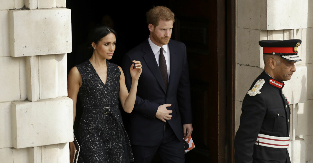 Meghan och Harry har rekordlåga siffror när det kommer till popularitet. Foto: Meghan Markle och prins Harry