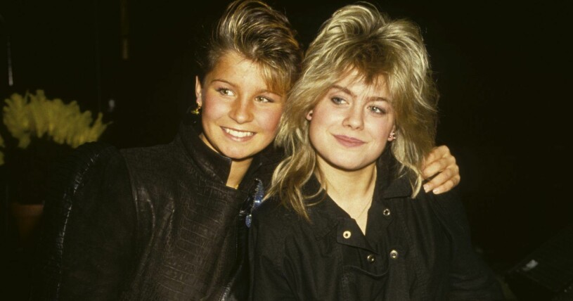 Schlagerstjärnorna hade en konflikt på 90-talet. Carola Häggkvist och Pernilla Wahlgren 1985