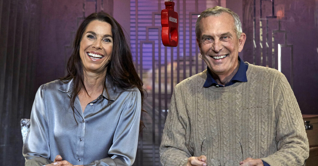 Magdalena Forsberg tävlade tillsammans i På spåret i SVT både 2021 och 2022.