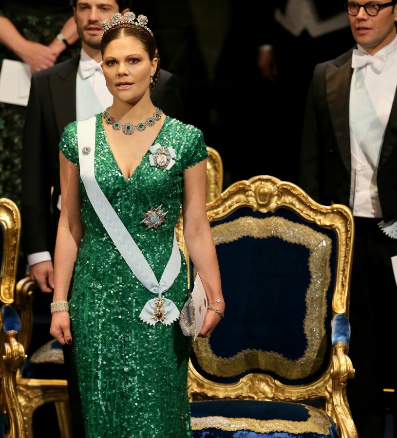 Kronprinsessan Victoria, Nobel 2012. Kronprinsessan Victoria Nobel 2012