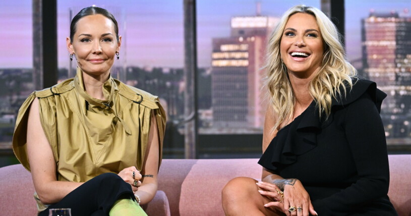 Så här såg det ut när Carina Berg och Carolina Gynning gästade Tilde i april. Carina Berg och Carolina Gynning