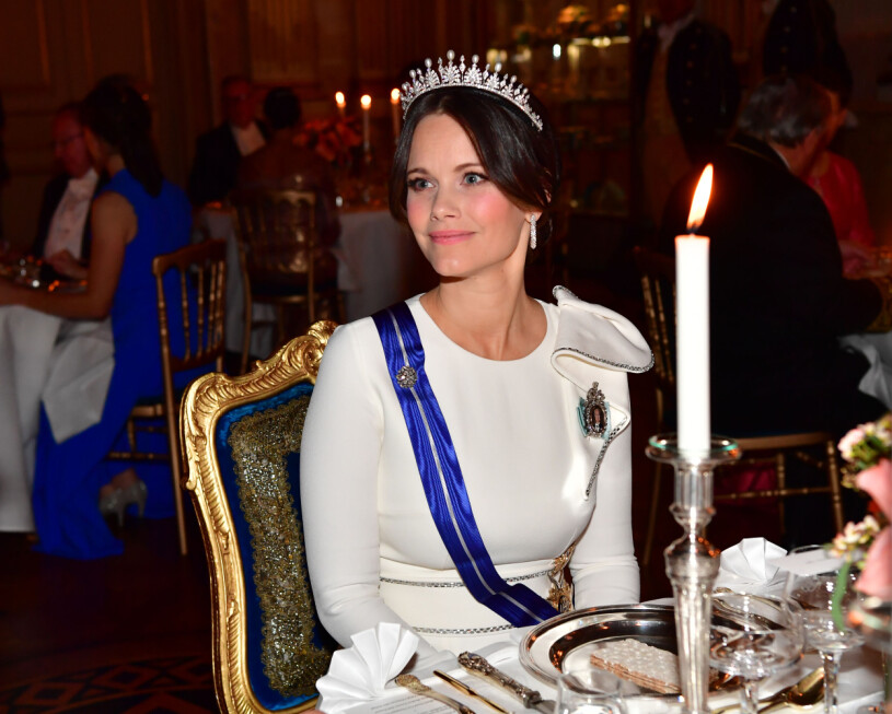 Prinsessan Sofia strålade under kvällen. prinsessan sofia tiara